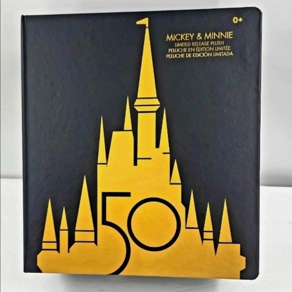 DISNEY Mickey and Minnie 50th Anniversary Plush Set - Picture 2 of 3